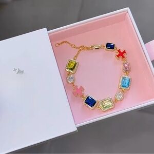 Multicolor Gemstone Bracelet 7inch